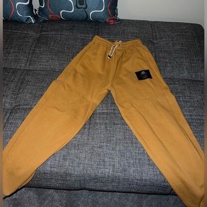 Adidas mustard yellow jogger sweatpants